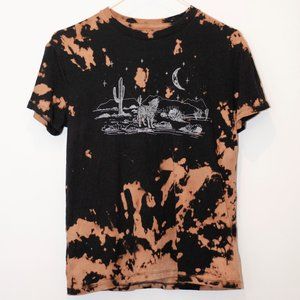 Tie Dye Fifth Sun Coyote & Desert Graphic T-Shirt
